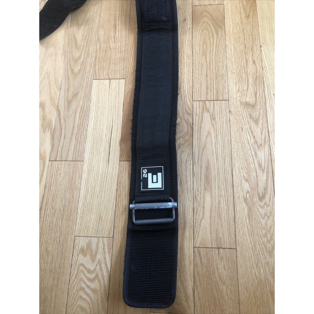 BLACK E-26 WEIGHT‎ LIFTING Powerlifting BELT Large Black Good Condition